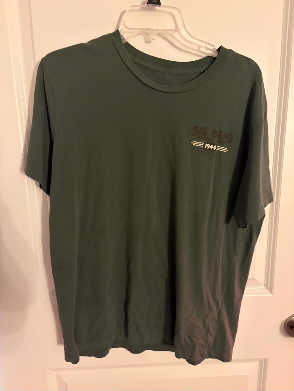 Men's Crew Neck T-Shirt - Olive Green